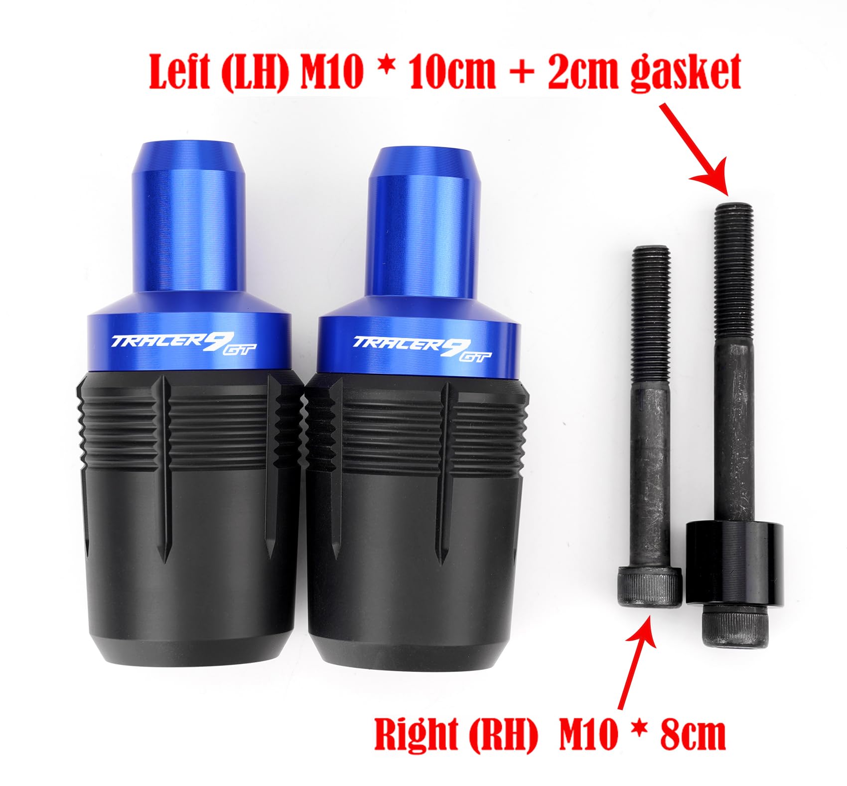 Tamponi Paratelaio Moto Accessori per yamaha tracer9gt mt09 TRACER 9 GT 2021 2022 2023 2024 2025 tracer9gt+ tracer9 gt+ plus 9gt+ Protezioni del Anticaduta Protezione (Blu)