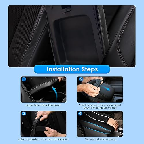 Miniatura 6 de Funda para consola central Mazda CX-30 2020-2025 2026, impermeable y antiarañazos, funda para reposabrazos de consola Lether 2025 CX30 2023 2024