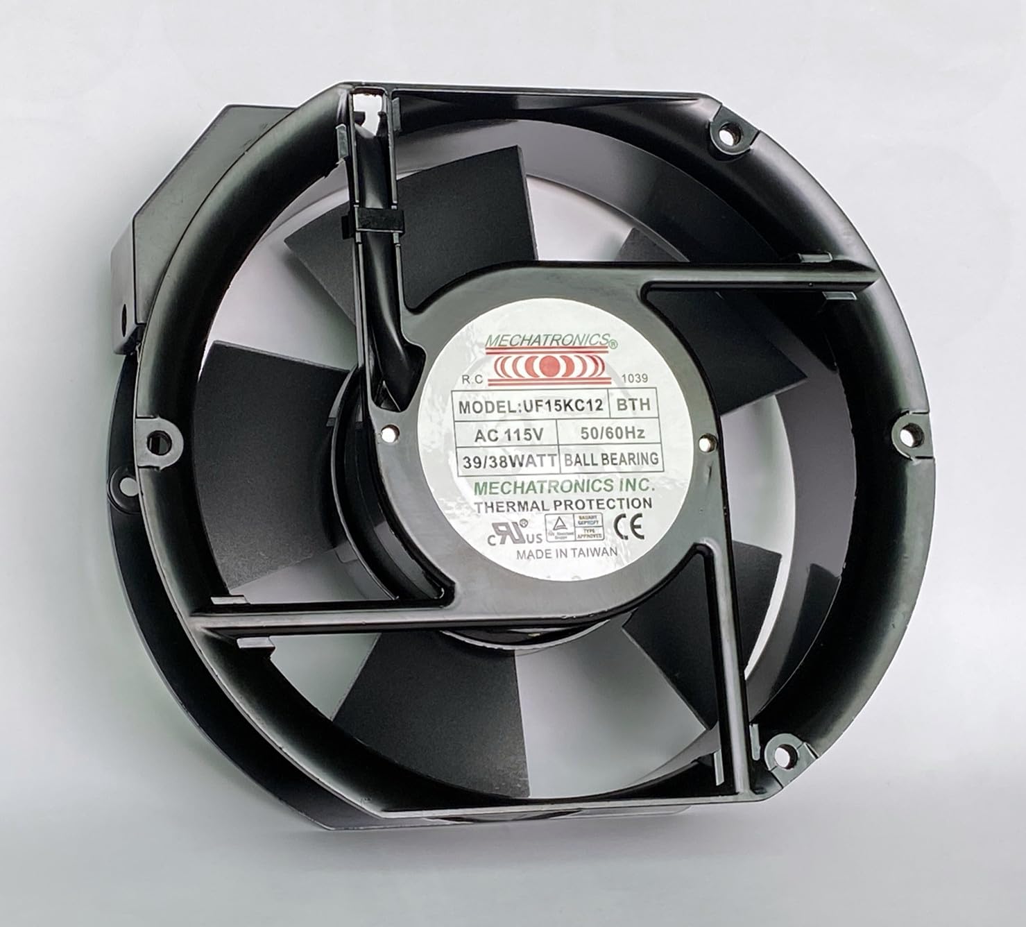 New UF15KC12 BTH AC115V 39/38W Cooling Fan UF15KC12-BTH UF15KC12BTH 17CM 172×150×51mm AC AXIAL Fan