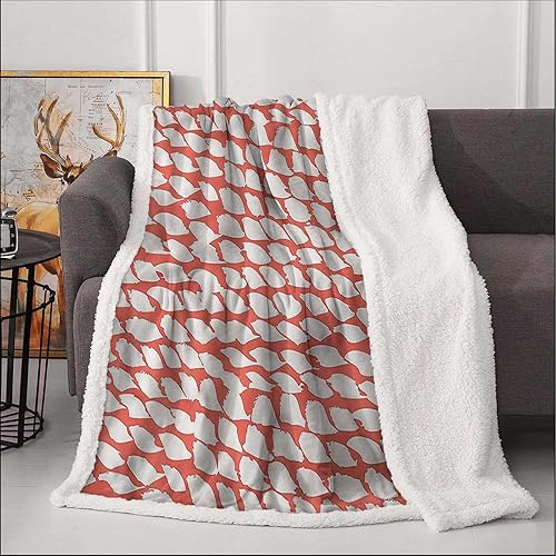 Miniatura 4 de Manta para sofá, tamaño coral, decorativa, extra suave, mullida, de piel sintética, Sherpa