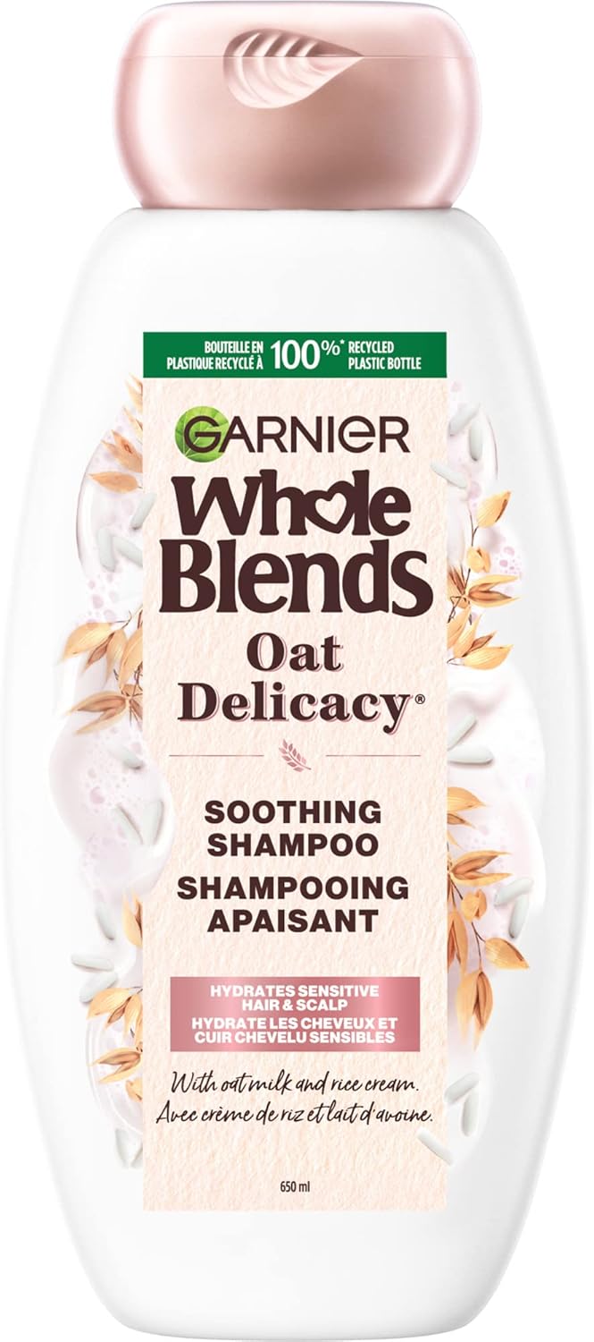 Garnier Gentle Shampoo Whole Blends Oat Delicacy with Oat Milk and Rice