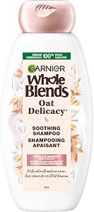Garnier Gentle Shampoo Whole Blends Oat Delicacy with Oat Milk and Rice Cream Extracts, 650 mL