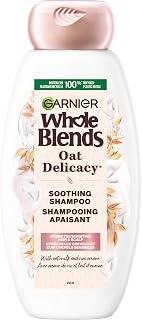 Garnier Gentle Shampoo Whole Blends Oat Delicacy with Oat Milk and Rice Cream Extracts, 650 mL