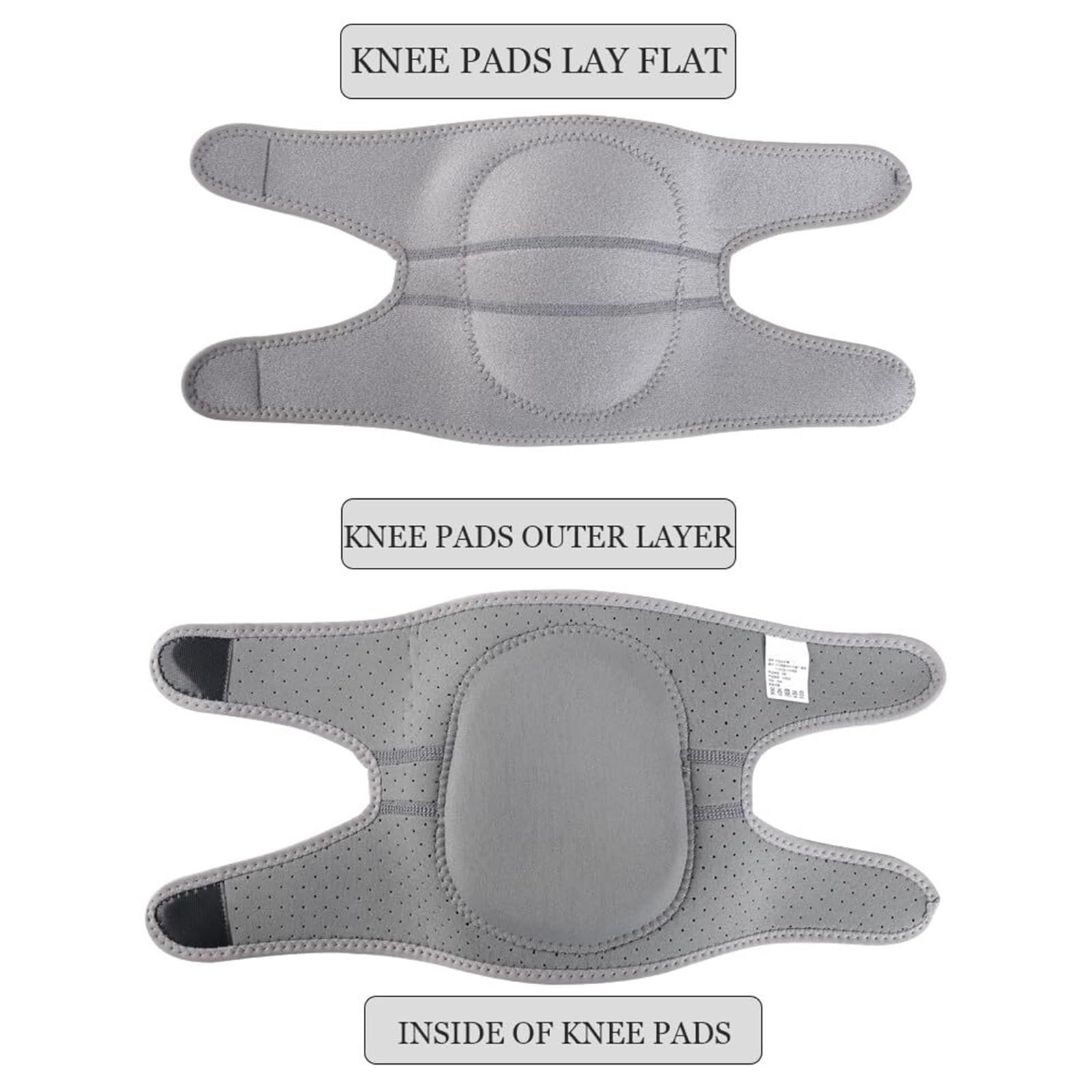 Ginocchiera Le Ginocchiere da Pallavolo Sono Adatte for Lavori di Pulizia, Lavaggio Pavimenti, Falciatura Prati Supporto Ginocchio(Black)