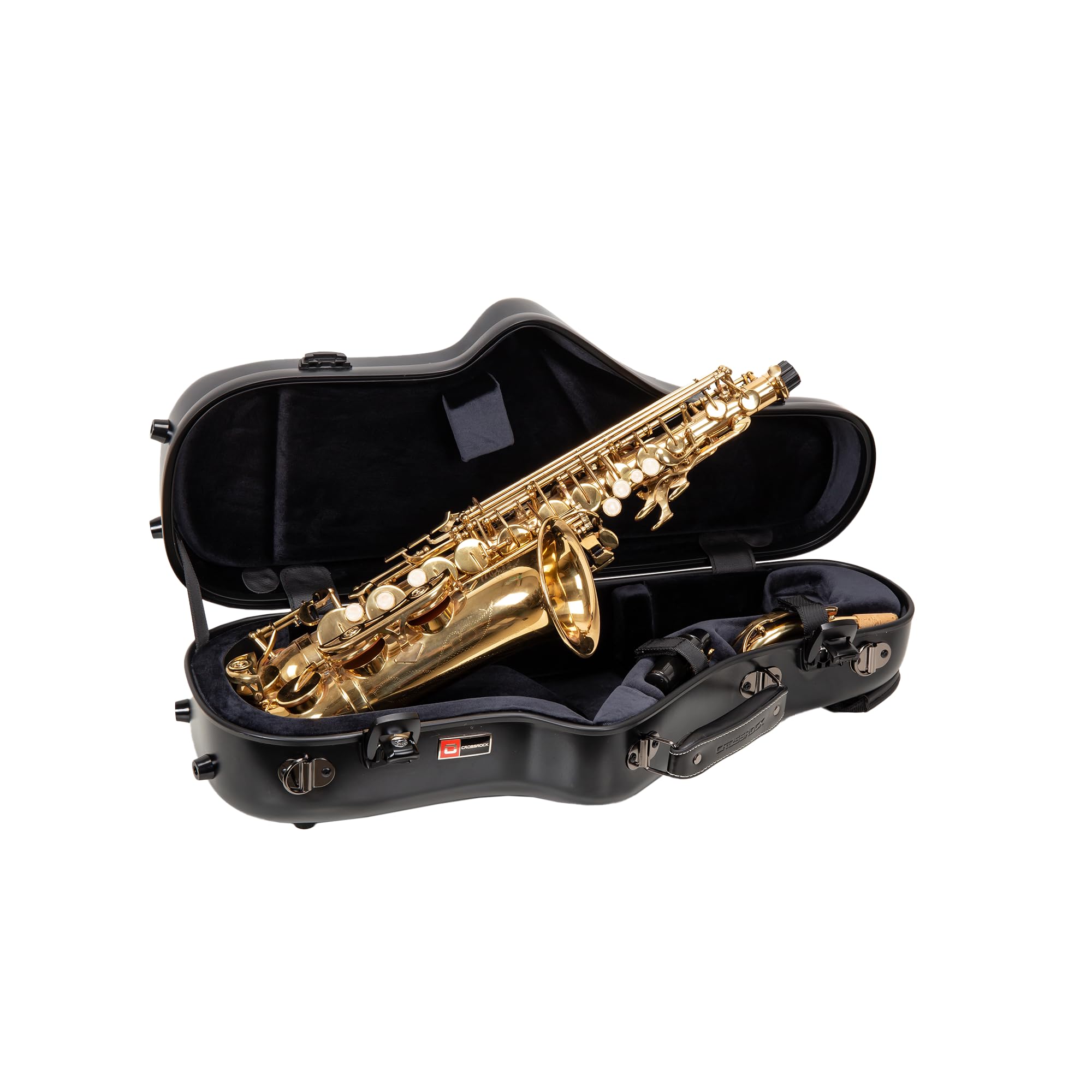 Amazon.com: Crossrock Polycarbonate Alto Saxophone Case | TSA Lock