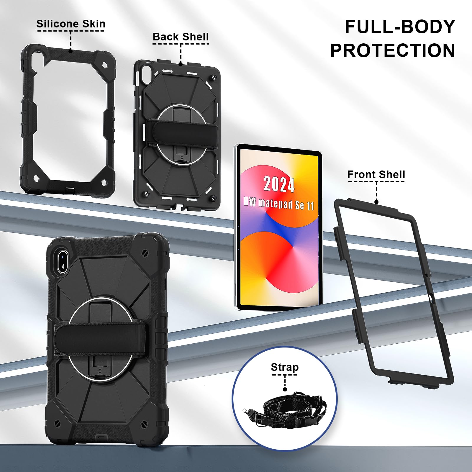 A-BEAUTY Custodia per bambini compatibile con Huawei MatePad SE 11