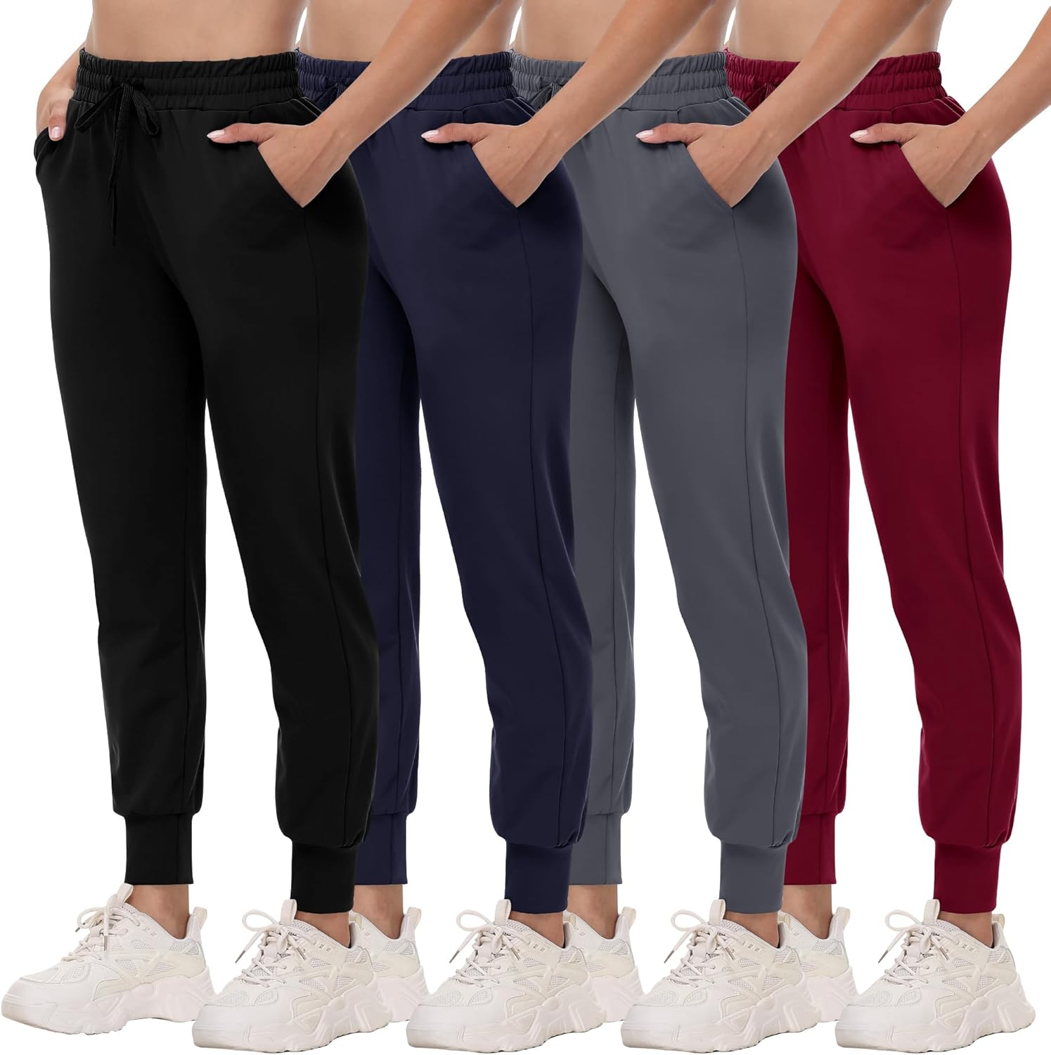 CAMPSNAIL Women's Versatile Jogger Set: Lightweight Sweatpants with Pockets for Active & Relaxed Days