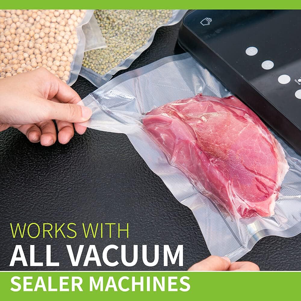GAFICHEF Vacuum Sealer Bag Rolls 2 Pack 10 x 16 food saver bags Rolls for Food Saver BPA Free Heavy Duty Commercial Grade Sous Vide Bags