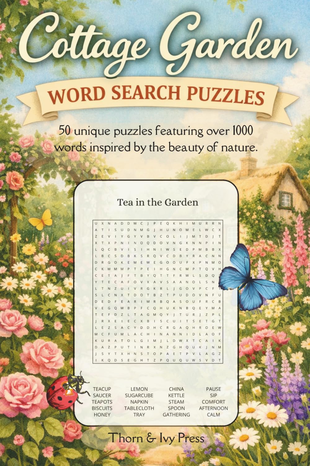 The Cottage Garden: Word search puzzles for adults