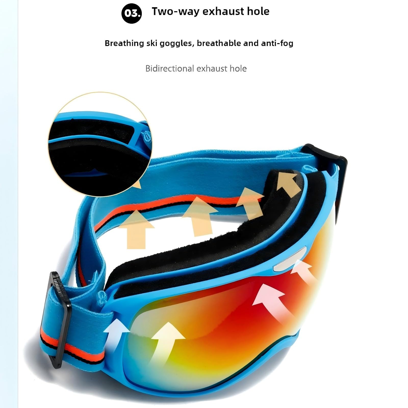 Lunettes de Ski Double Couche Anti-buée HD pour Enfants, pour l'hiver 2024, Peuvent Porter des Lunettes de Ski pour la myopie, afin Que Les Lunettes bénéficient d'une Meilleure Protection