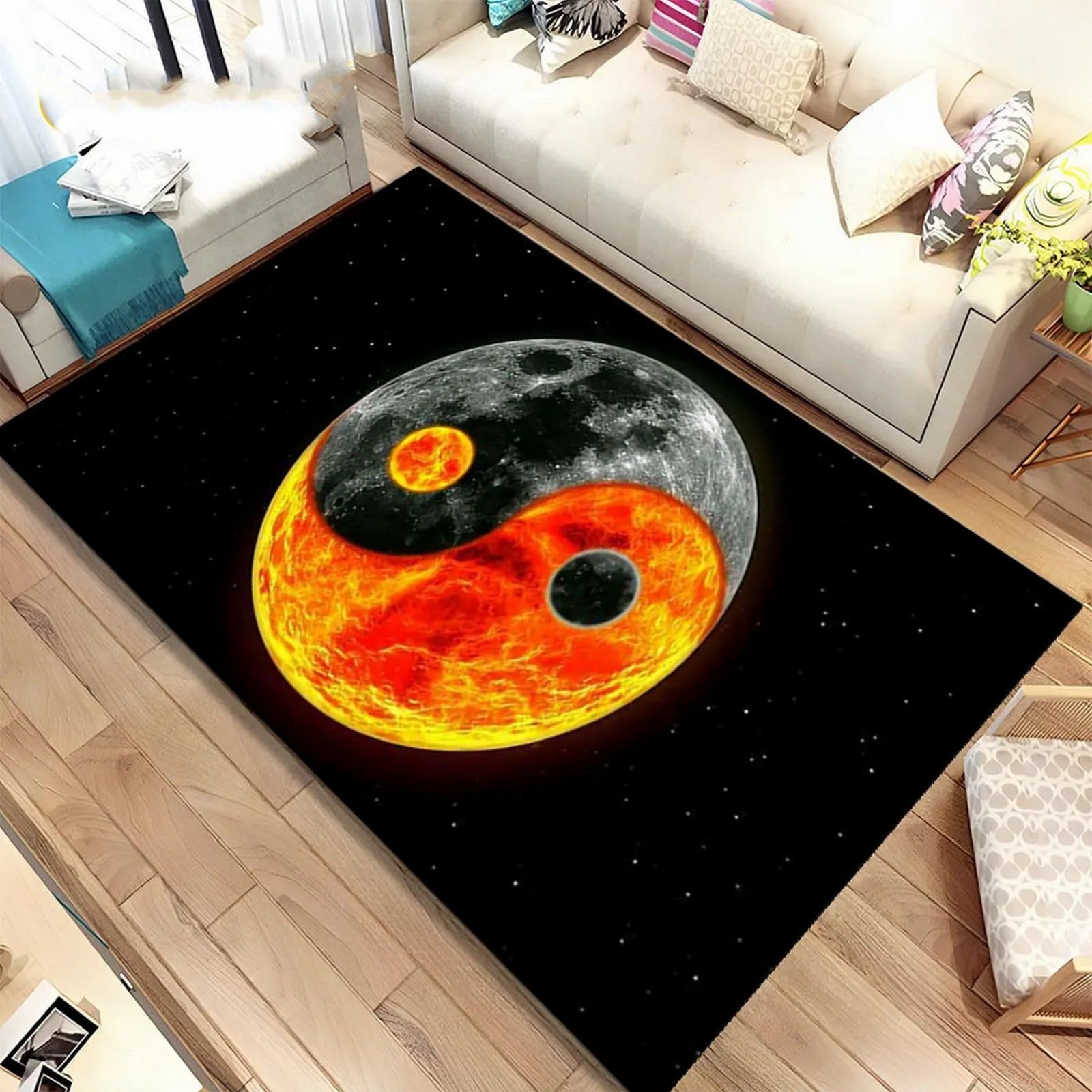 Tapis de salon anti-glisse grand format pour porche et entrée