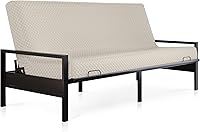 Vista 10 de Milliard Colchón de futón de espuma viscoelástica - Tamaño completo (marco no incluido) (negro), 71" x 52" x 6