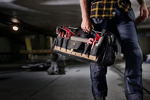 Miniatura 6 de Custom LeatherCraft 1579 de 20 pulgadas caja de herramientas de tope abierto y lado suave