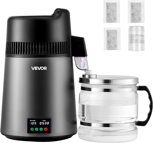 VEVOR 6 liter 1.6 gallon large capacity water distiller