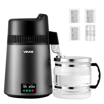VEVOR Water Distiller, 6L/1.6 Gallon Larger Pure Water Purifier Filter
