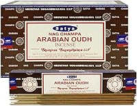 Vista 1 de Satya Nag Champa Arabian oudh - Varillas de incienso (12 cajas de 0.55 onzas cada una) Agarbatti enrolladas a mano para purificación, relajación