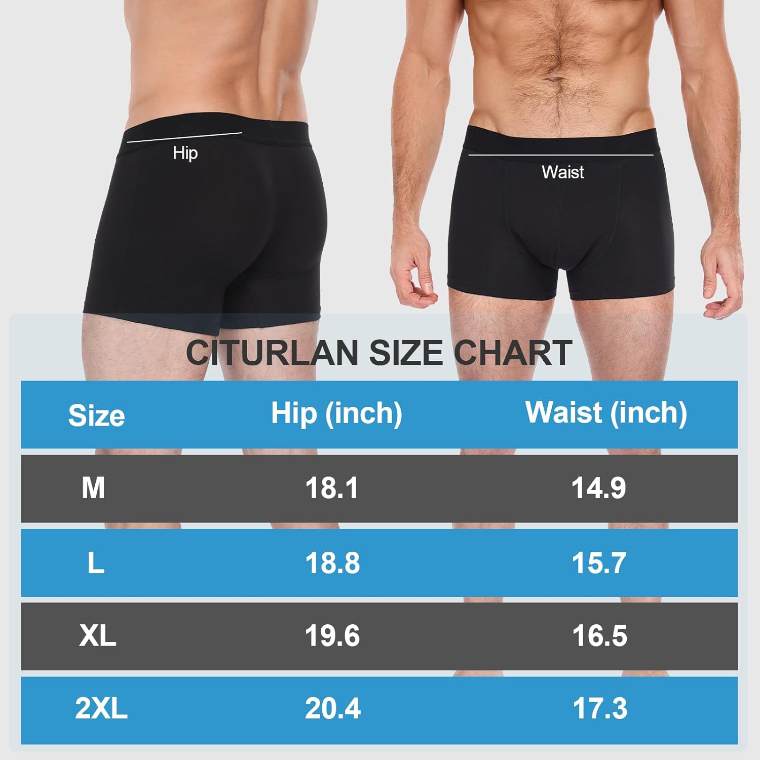 Incontinence Underwear for Men - 100ml Absorbency | Leakproof & Odor-Control | Reusable Washable Bladder Control Boxer Briefs | High-Waist for Night & Active Use [3-Pack] (Black & Grey, XL) - Image 6