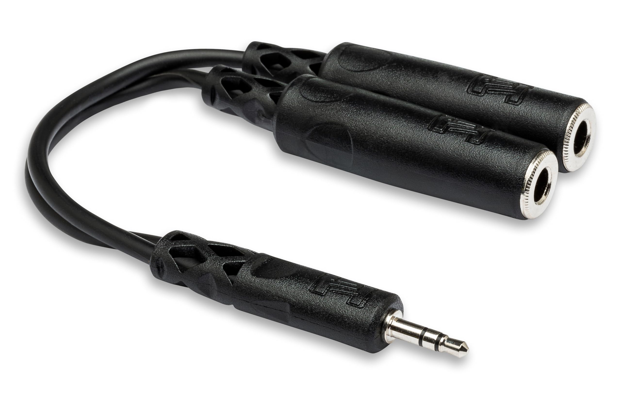 HosaTech YMP-233 3.5mm TRS to Dual 1/4 inch TRSF Y Cable