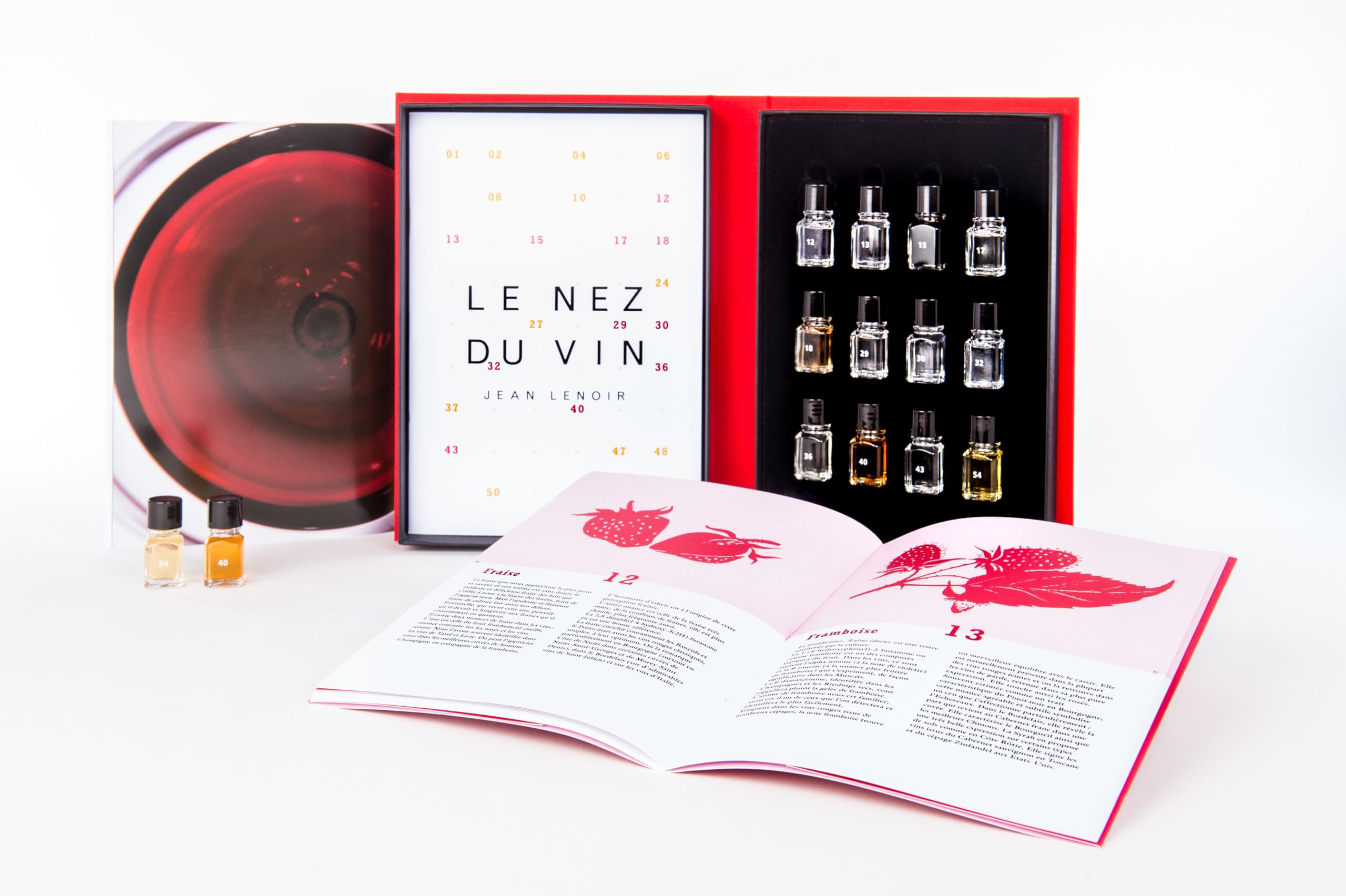 Le Nez du Vin : Les Vins Rouges, 12 arômes (en français) (coffret toile)