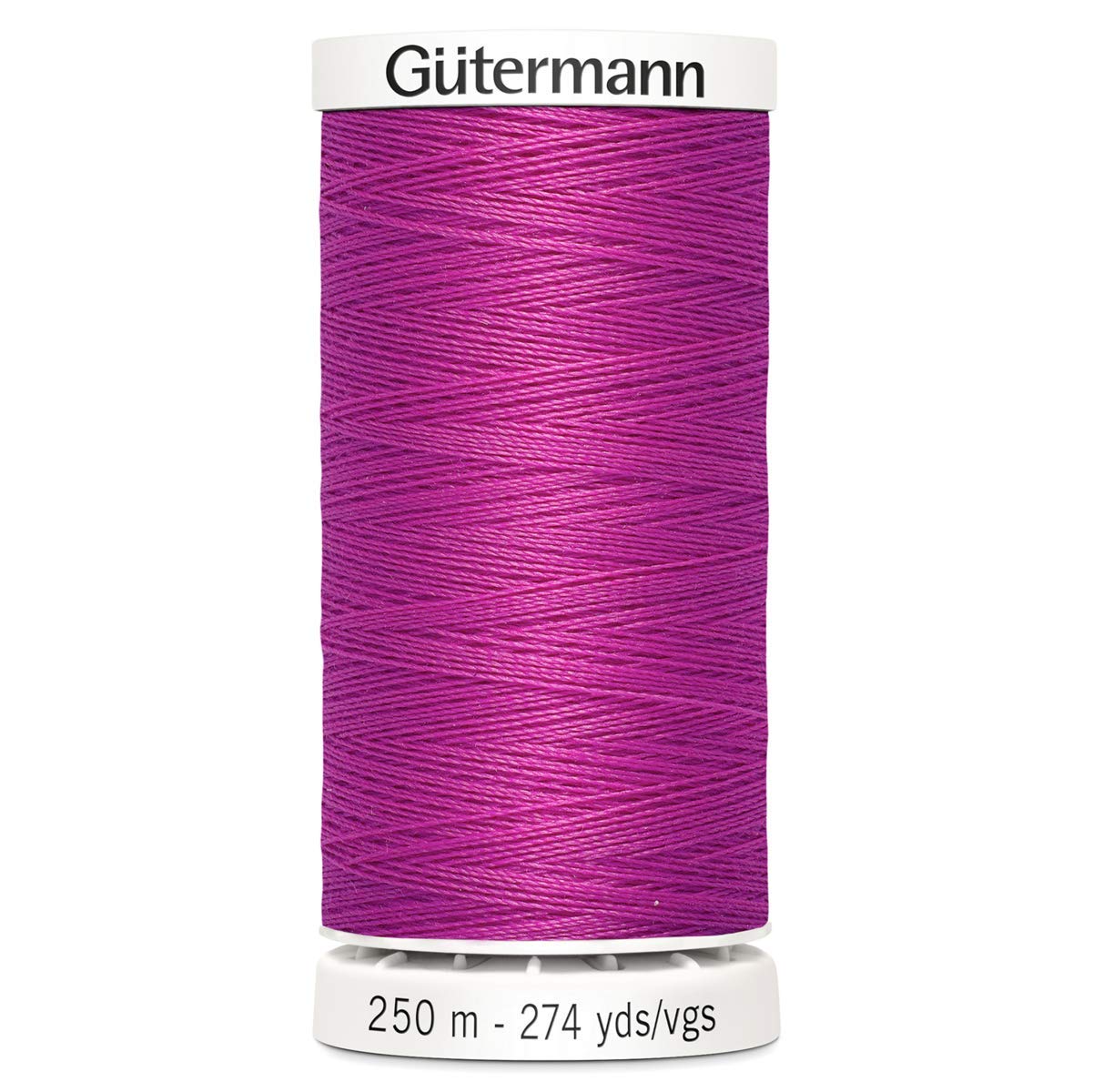 Gutermann Sew All Polyester Thread, 250 Mtr, Hot Pink (0733), 5.5 x 2.7 x 2.7 cm