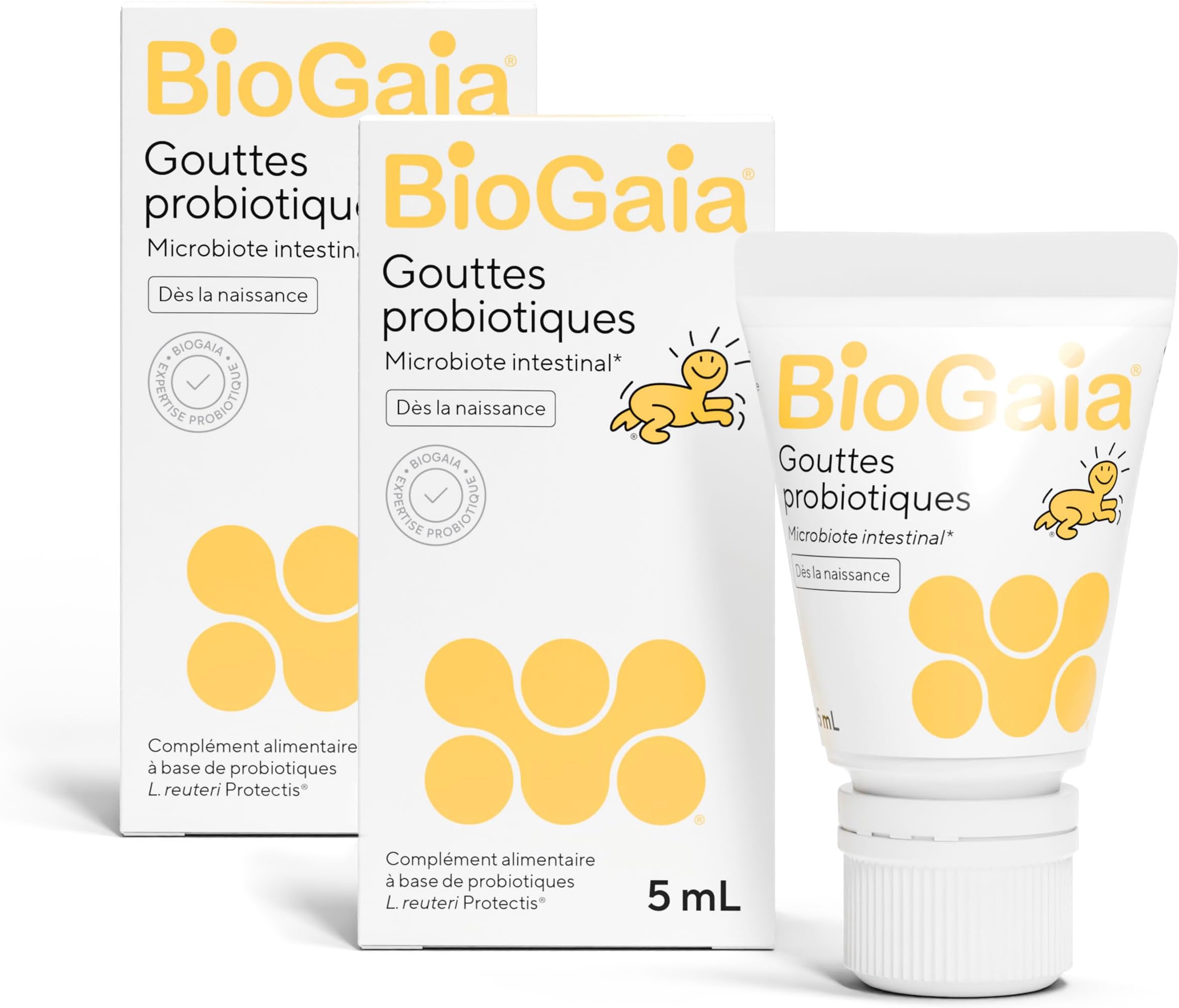 PediAct BioGaia Lactobacillus Reuteri ProTectis Drops Pack of 2 x 5 ml