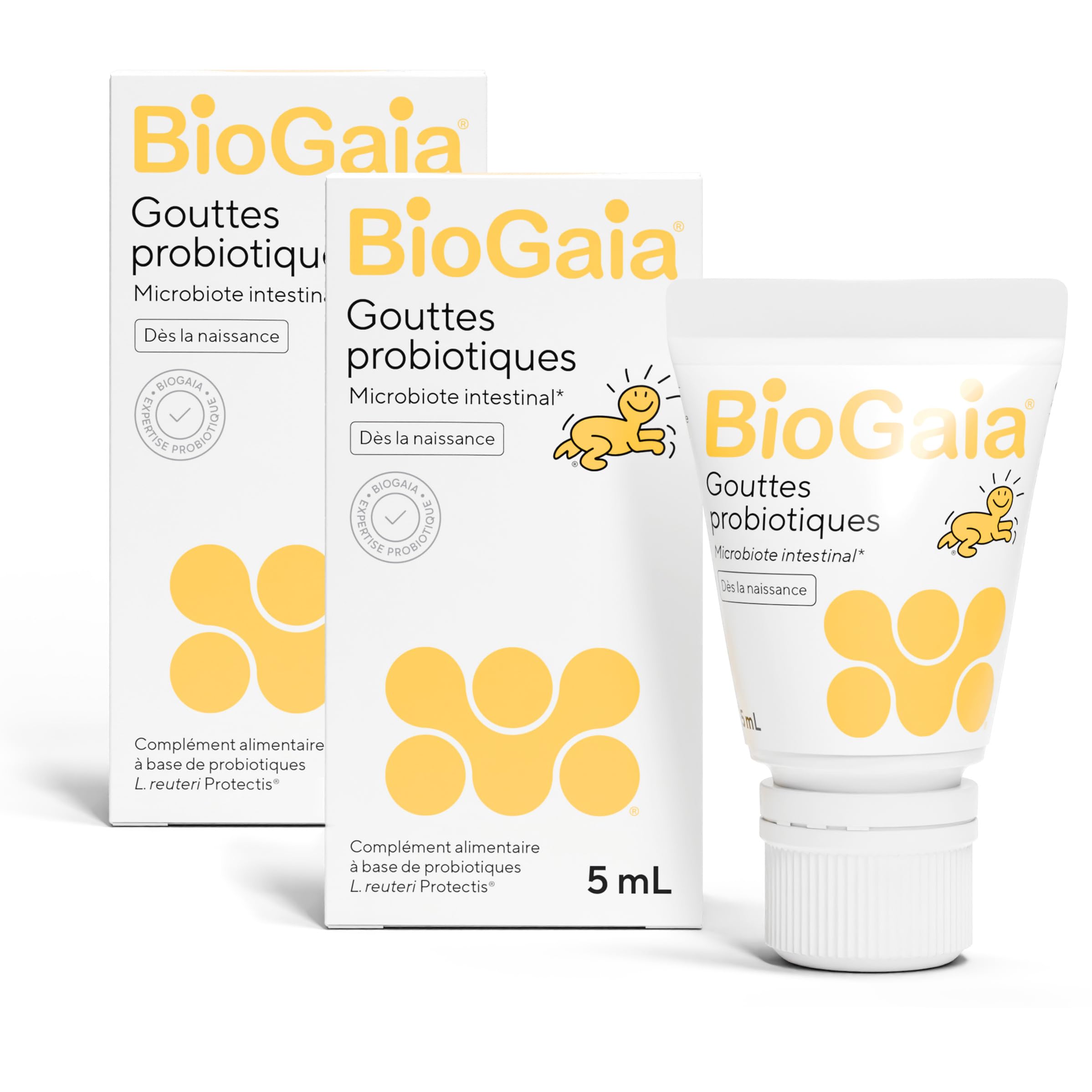 PediAct BioGaia Lactobacillus Reuteri ProTectis Drops Pack of 2 x 5 ml