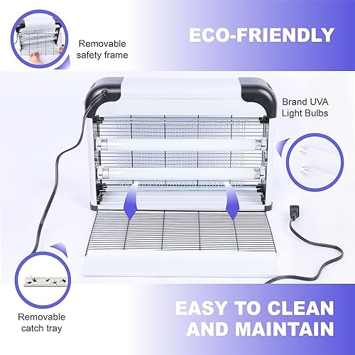 Miniatura 2 de VOLTORB Exterminador eléctrico de insectos, exterminador de mosquitos Buzzbug, repelente de mosquitos para moscas, asesino de insectos para