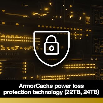 Western Digital 20TB WD Gold Enterprise Class SATA Internal Hard Drive HDD - 7200 RPM, SATA 6 Gb/s, 512 MB Cache, 3.5" - WD203KRYZ