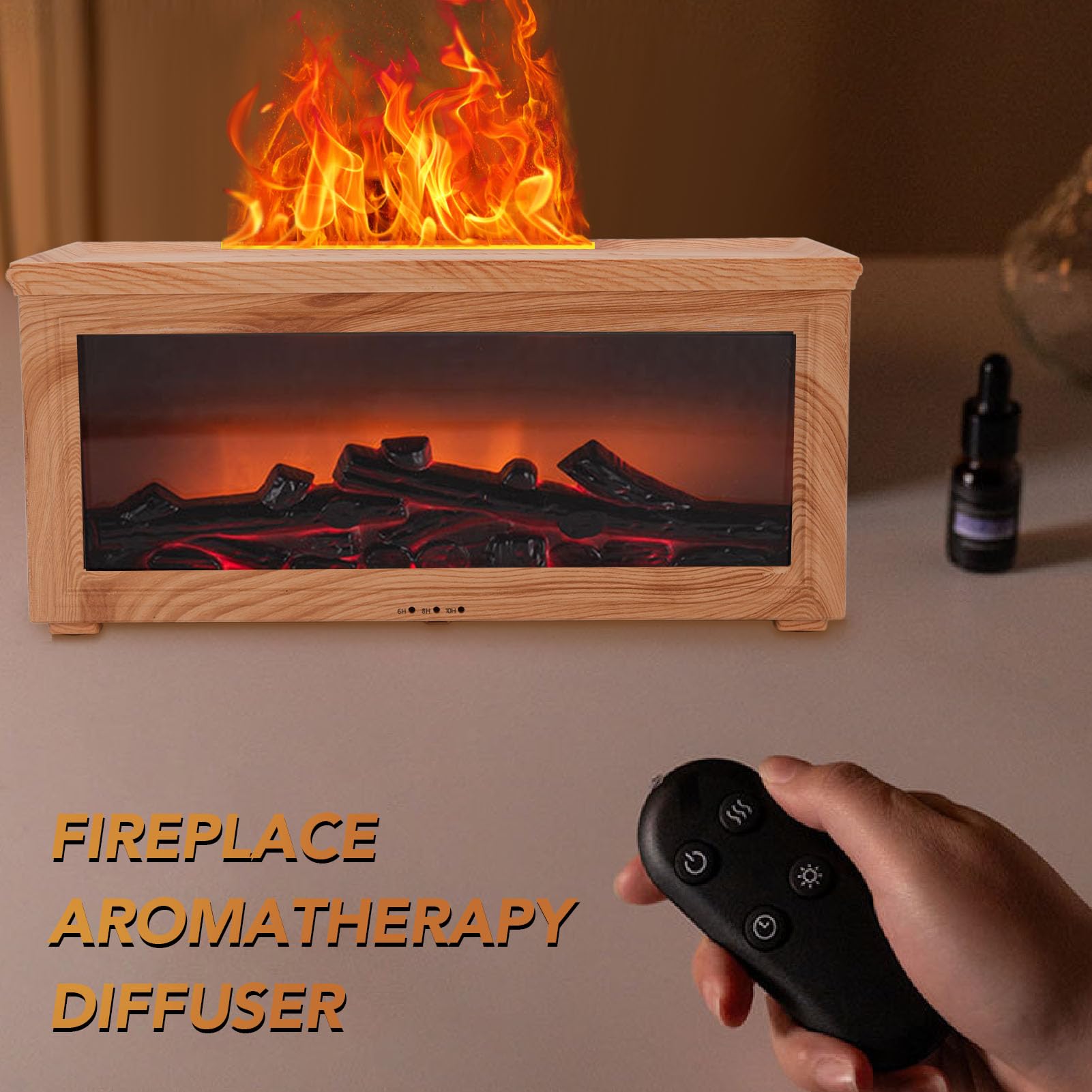 Jeffergarden Kamin Aromatherapie Diffusor, Ultraschall Ätherisches Öl,