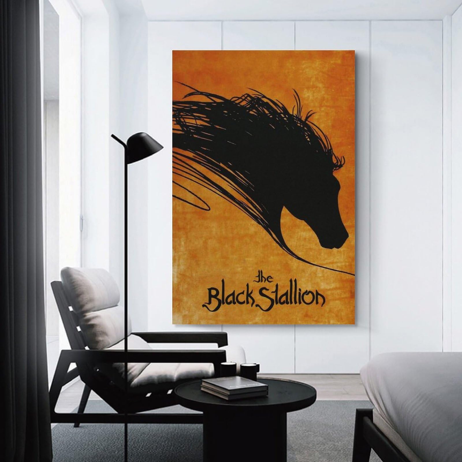 Amazon.com: The Black Stallion Movie Poster Canvas Painting