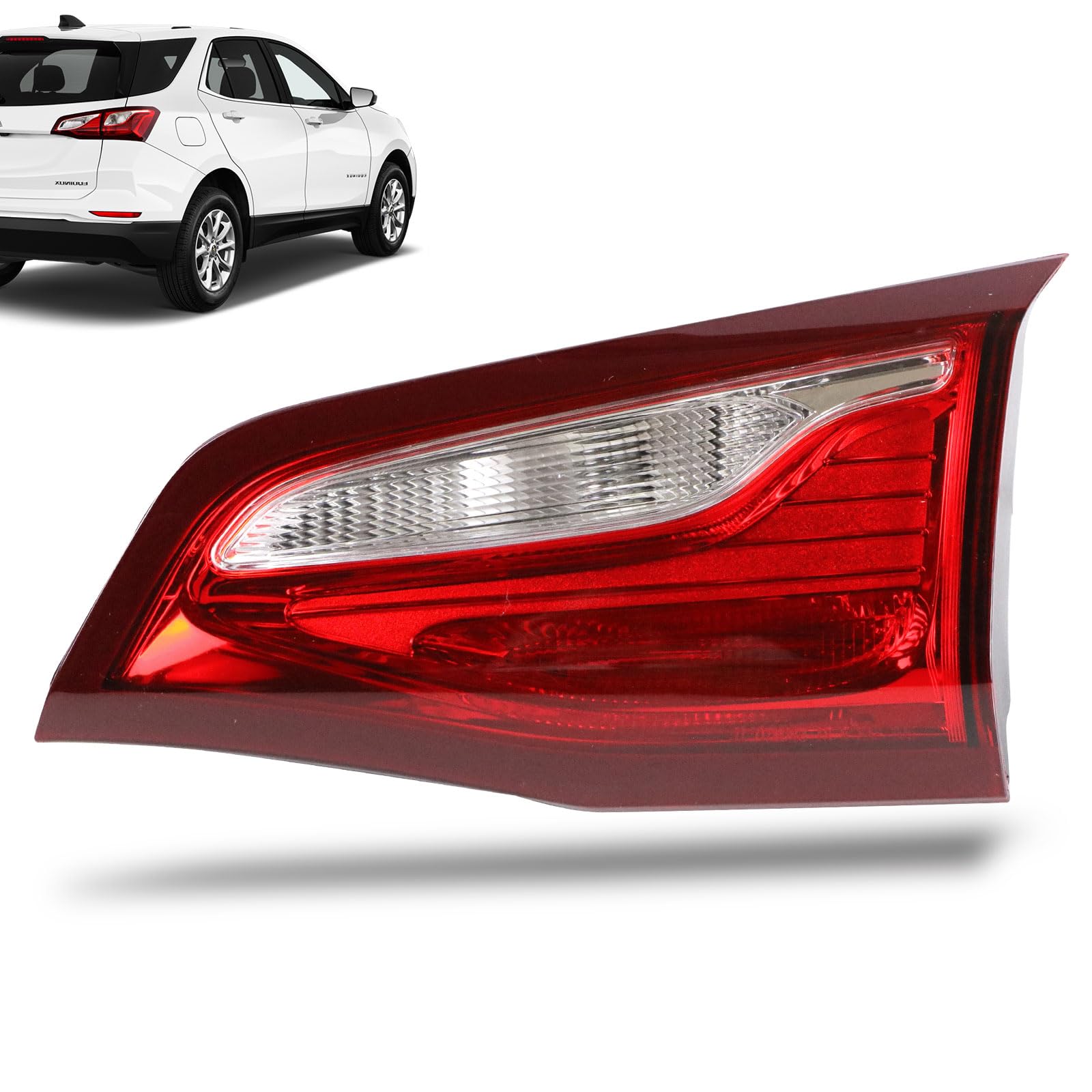 Lathsy Tail Light Assembly Inner Compatible with Chevy Equinox 2018 2019 2020 Right Passenger Side Replace:84341670