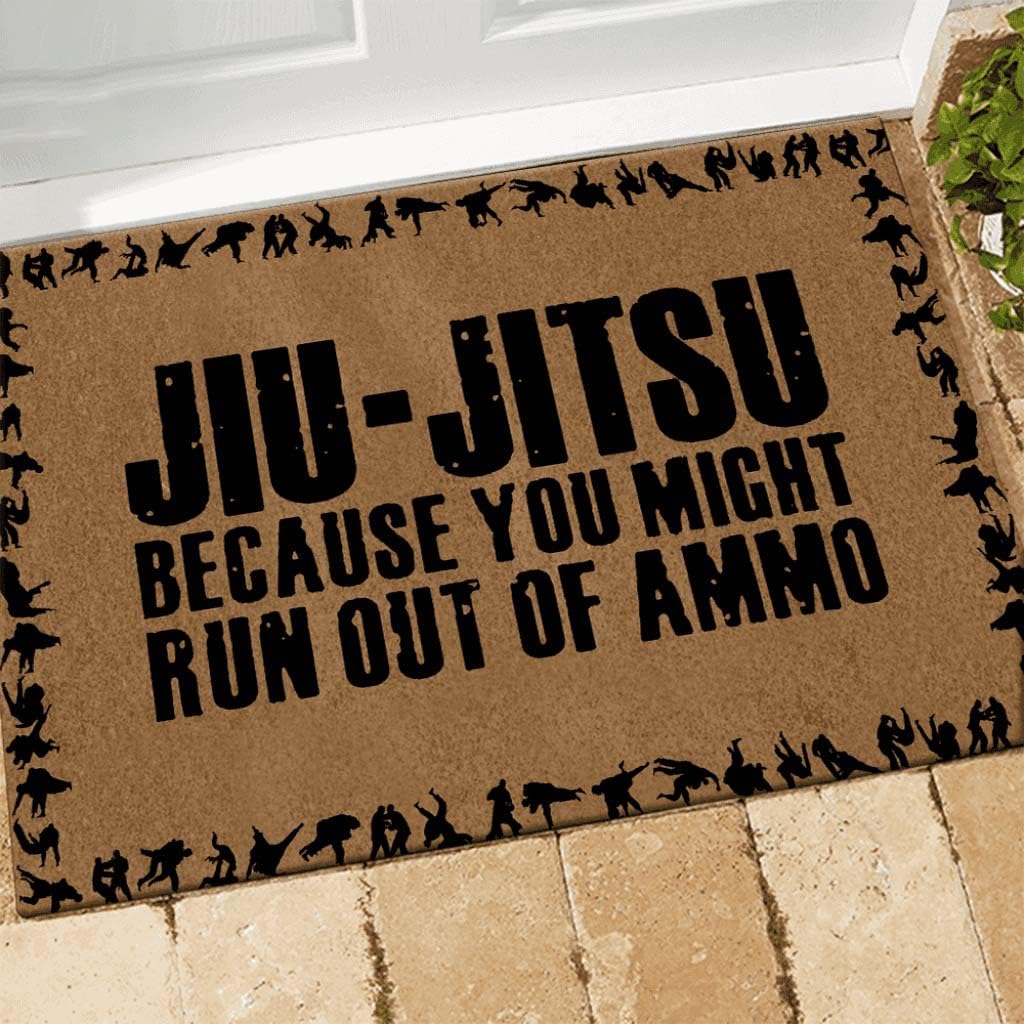 Paillasson Jiu-Jitsu le cadeau idéal pour décorer une entrée de sportif