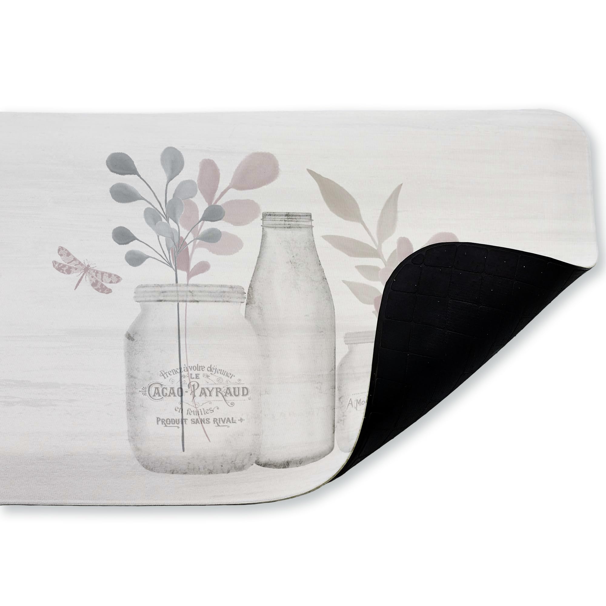 Simple Wildflower Hope Anti-Ermüdungs-Fußmatte, ergonomisch gepolsterte Küchen- und Stehmatte mit Rutschfester Unterseite, umweltfreundliche Komfortmatte, Design von Kim Allen, 76,2 x 45,7 cm