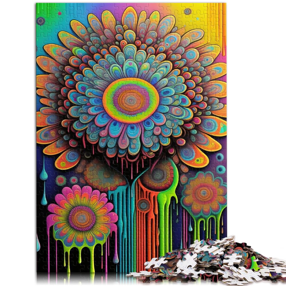Jigsaw Puzzle colorful animals 1000 Piece Jigsaw Puzzles for Adults Kids Suitable for children 12 years and up Cardboard puzzles Challenging Game Size: 26x38cm