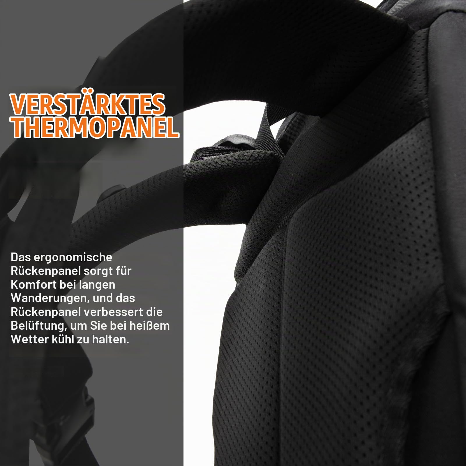 Jueachy Rucksack Herren Schwarz 30L: Molle Taktische Wanderrucksack 180° Geöffnet Einfacher Zugriff Militär Laptop Rucksack Outdoor Trekkingrucksack Arbeitsrucksack für Assault Fitnessstudio Arbeit