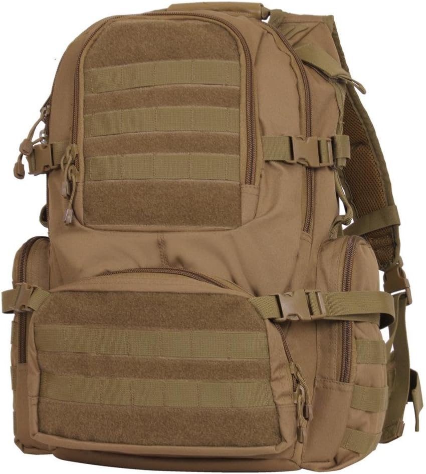 Rothco Multi-Chamber MOLLE Assault Pack, Coyote Brown