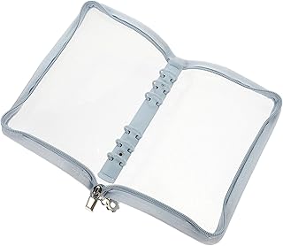 Lurrose Capa De Fichário De Folhas Soltas Capa De Caderno Capa De Fichário Bolsos De Fichário Transparentes Capa De Caderno Capa De Diário Protetor De Fichário Viagem Pvc Flexível