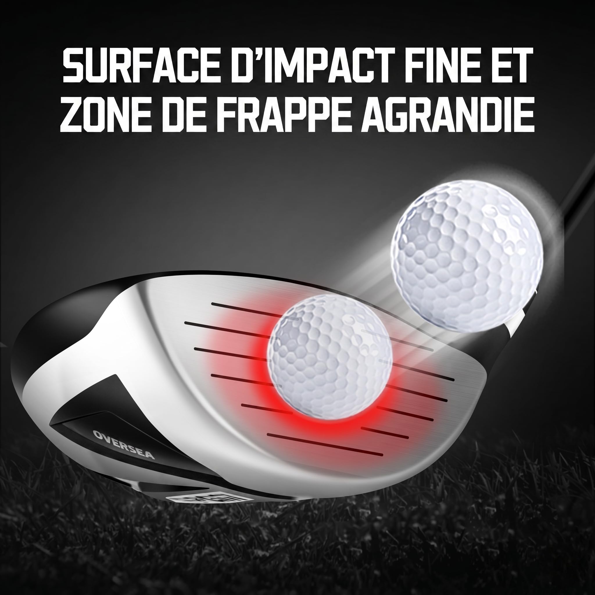 PGM Ensemble de clubs de golf pour homme avec 12 clubs – 4 bois (#1, 3, 5, 4H), 7 fers (#5, 6, 7, 8, 9, PW, SW) et 1 putter – Sac de support de golf
