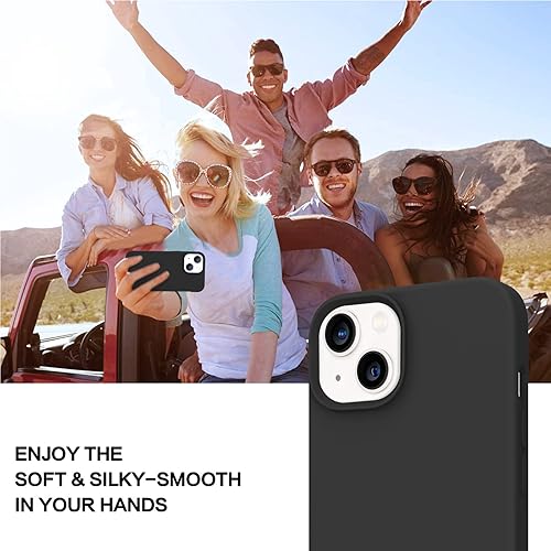 Miniatura 8 de BENTOBEN Funda para iPhone 13 Mini, funda para iPhone 13 Mini, funda de silicona líquida de silicona suave, antiarañazos, a prueba de golpes, con