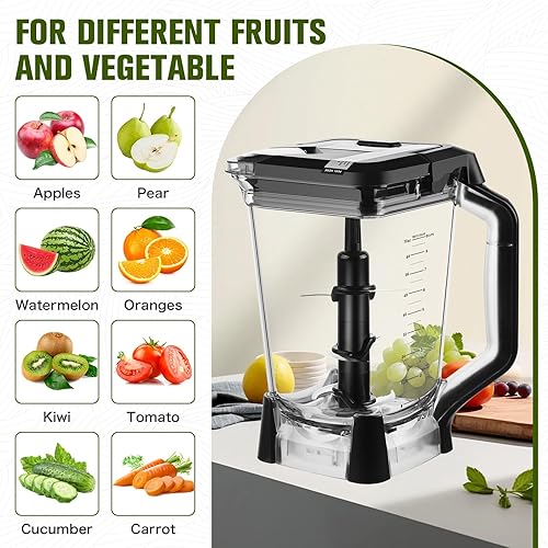 Miniatura 2 de Bompro Blender Parts - Juego de cuchillas para tapa de jarra de 72 onzas (9 tazas) para Ninja Blender (nuevo modelo) BL610 BL610BRN BL610C BL710WM