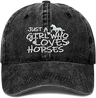 Vista 15 de Just Girl Who Loves Horse - Gorra de béisbol para mujer, ajustable, de moda, de algodón