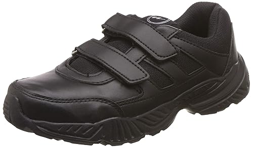 Campus Kids BINGO-151V Black School Shoes