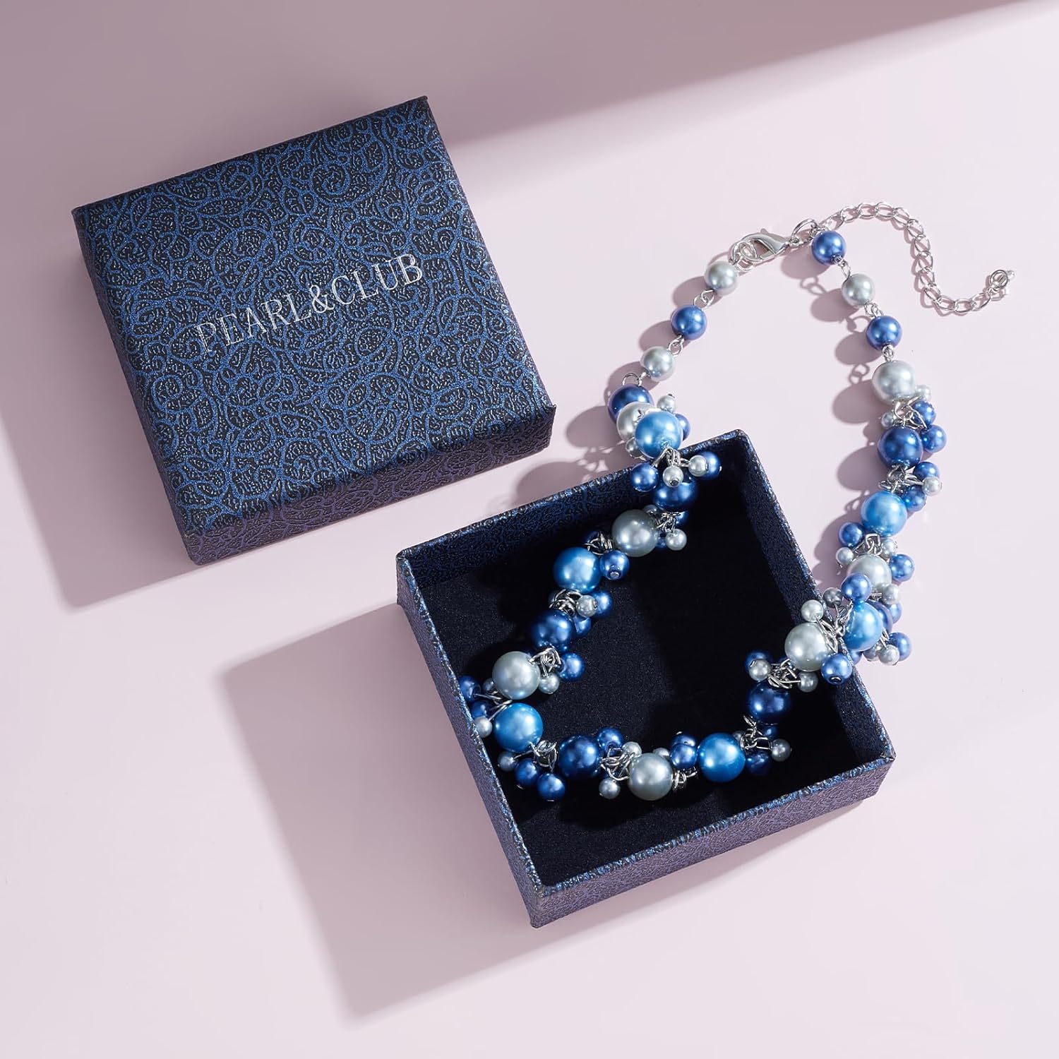 Beaded Pearl Necklace - Elegant Pearl Choker Necklaces for Women Fashion Jewelry Birthday Gift for Mom - Image 6