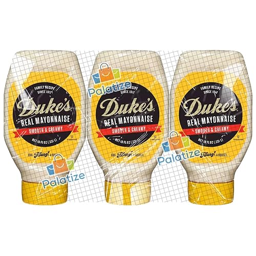 Miniatura 2 de Duke's - Botella de mayonesa para apretar, 18 onzas, paquete de 3 Palatize