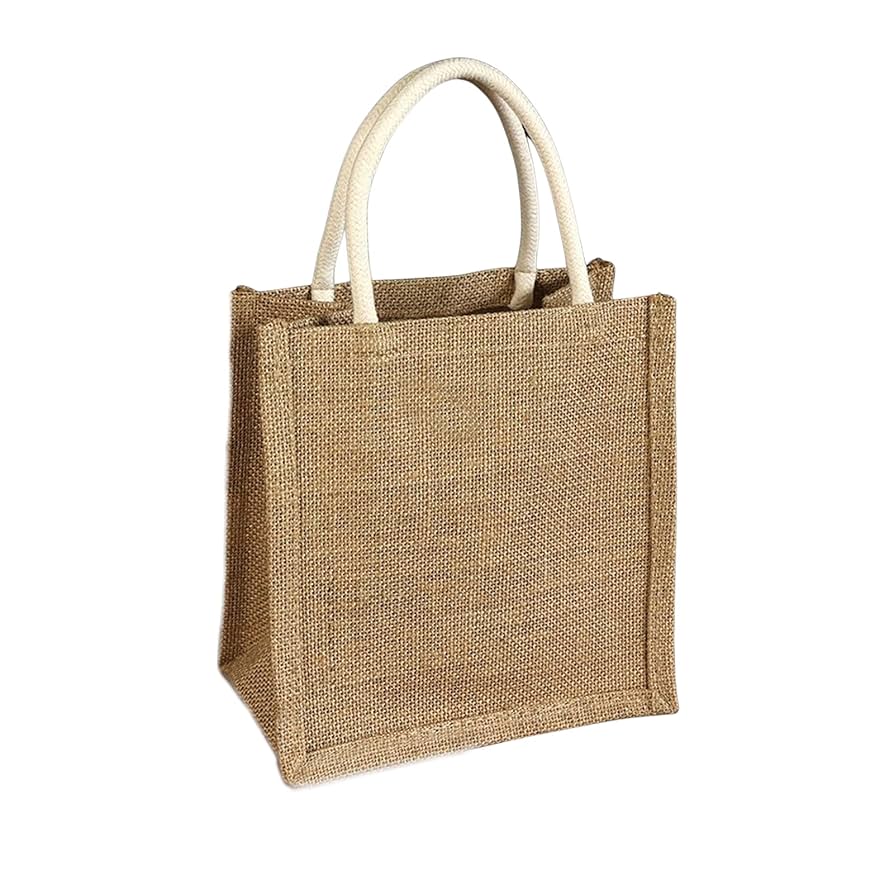 Jute Tote Bag, Easy DIY, Burlap Tote Bags Lined with Pe Film