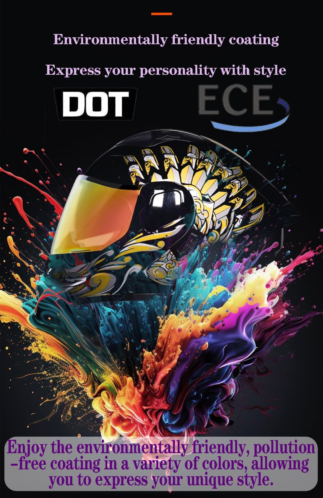 Motorradhelm Klapphelm Doppelvisier Integralhelme Motorrad Helm ECEDOT Zertifiziert Flip Vollvisierhelm Motocrosshelme Scooter Sturzhelm Rollerhelm Erwachsene Damen Herren