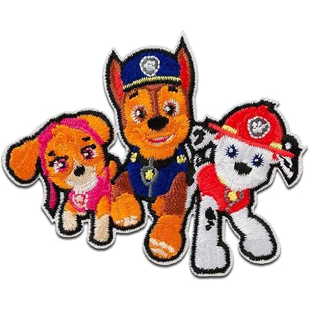 Amazon.com: Parche termoadhesivo de la Patrulla Canina Amigos, con apliques  termoadhesivos – Planchado en la ropa para niños – 2.6 x 3.0 in : Arte y  Manualidades