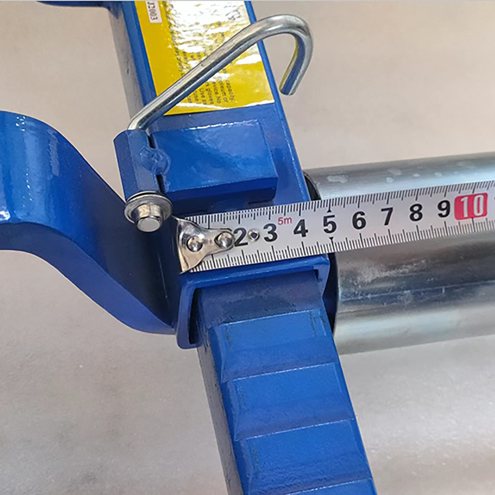 Carrello idraulico con pedale, capacità di carico di 2000 libbre per il posizionamento e il carico del veicolo