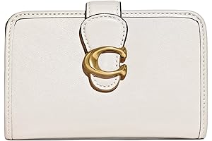 Coach Smooth Leather Tabby Medium Zip Around Wallet in Shadow