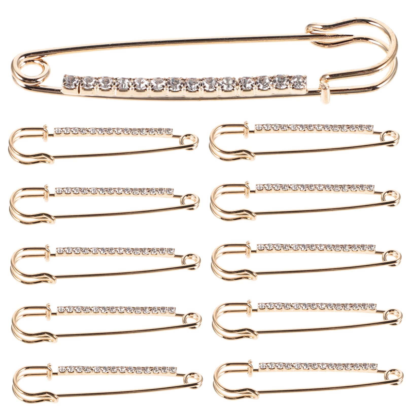 NUOBESTY 48stücke Sicherheitsnadeln Mit Strass Elegante Broschen Für Kleidung Und Vielseitig Einsetzbar Für Mode Und Bastelprojekte Kompakte Für Besondere Anlässe